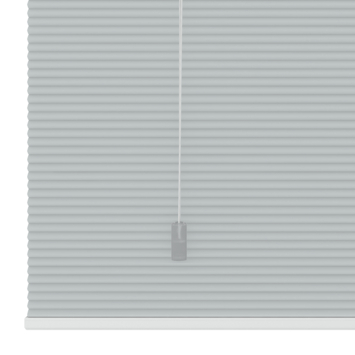 KARWEI dubbel plisségordijn lichtdoorlatend grijs (kleurnr. 6006) 140x220 cm (bxh)