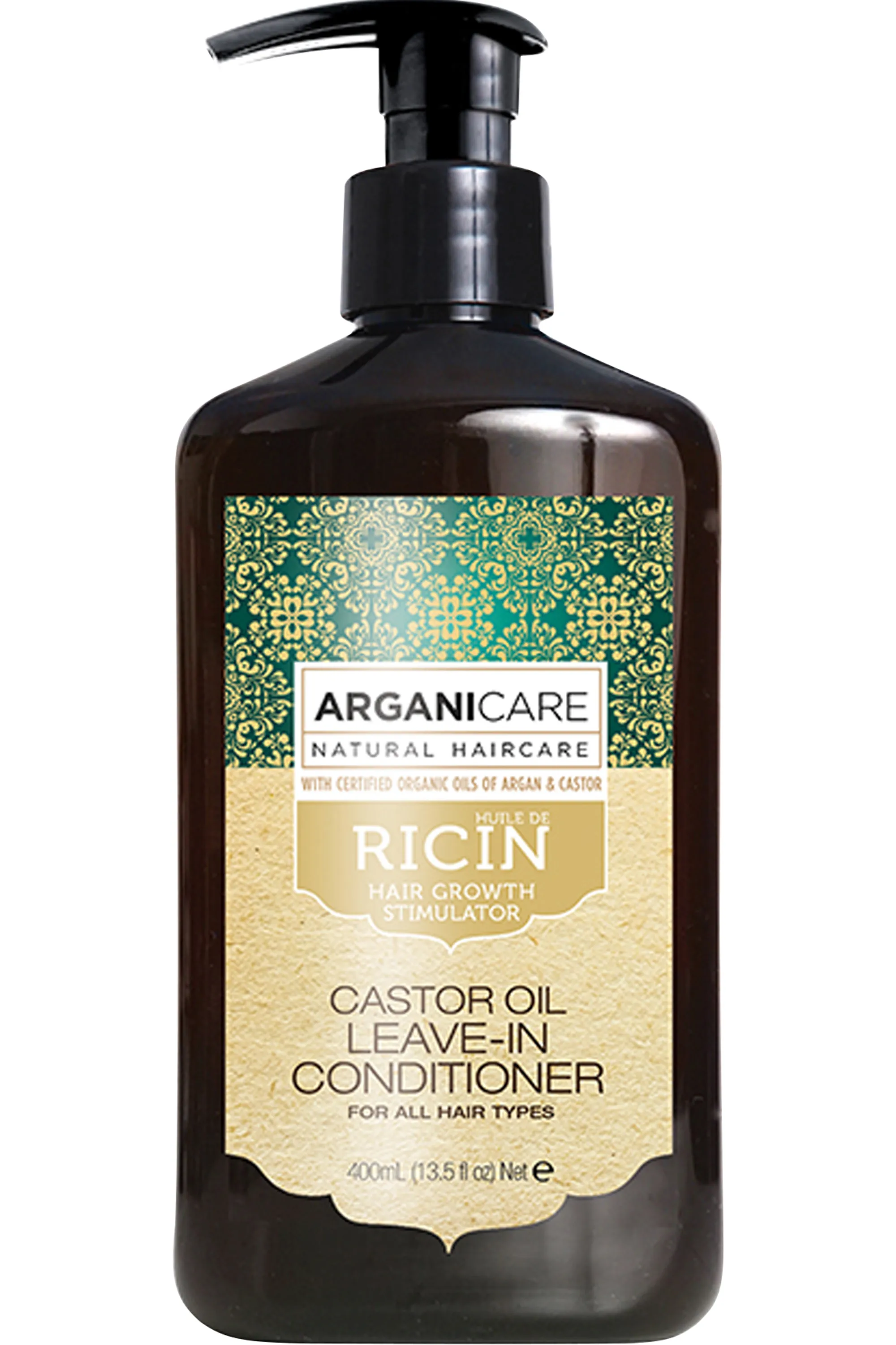 Arganicare Soin sans rinçage  à l’huile de Ricin Bio