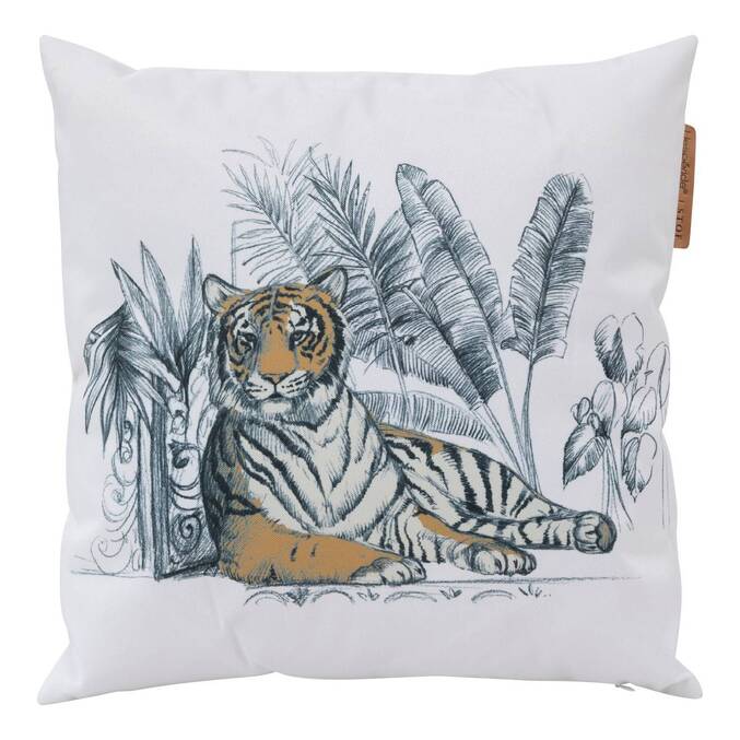 Coussin déco d'extérieur MAORIA motif Tigre