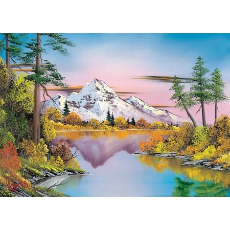 Schmidt Spiele Puzzle - Bob Ross: Spiegelungen, 1000 Teile