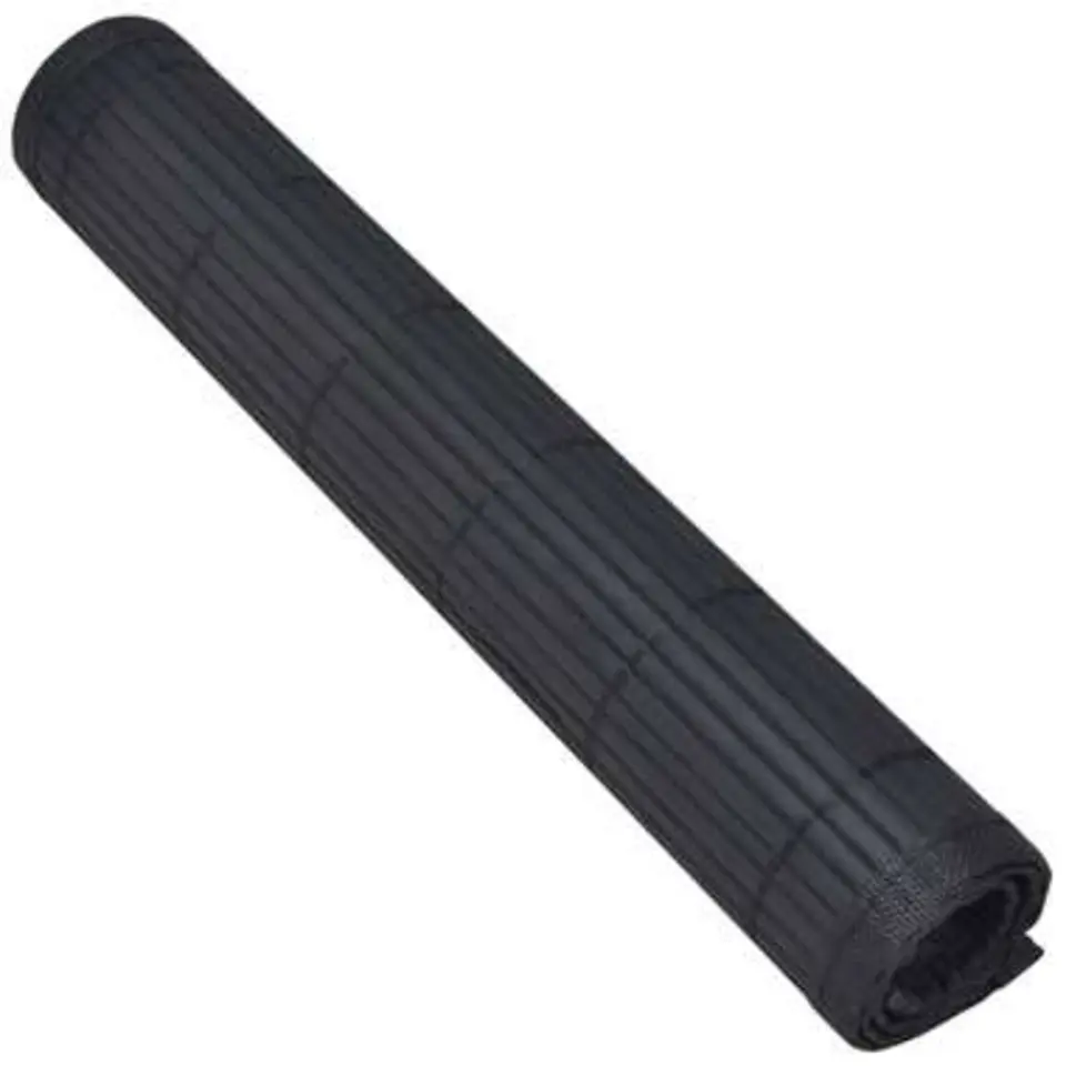 vidaXL - Placemat - Zwart - Bamboe