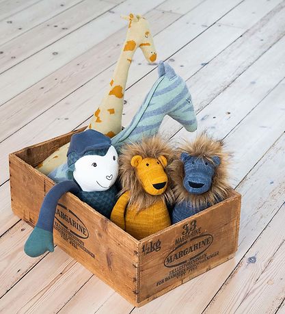 Smallstuff Bamse - 33 cm - L?ve - Blå