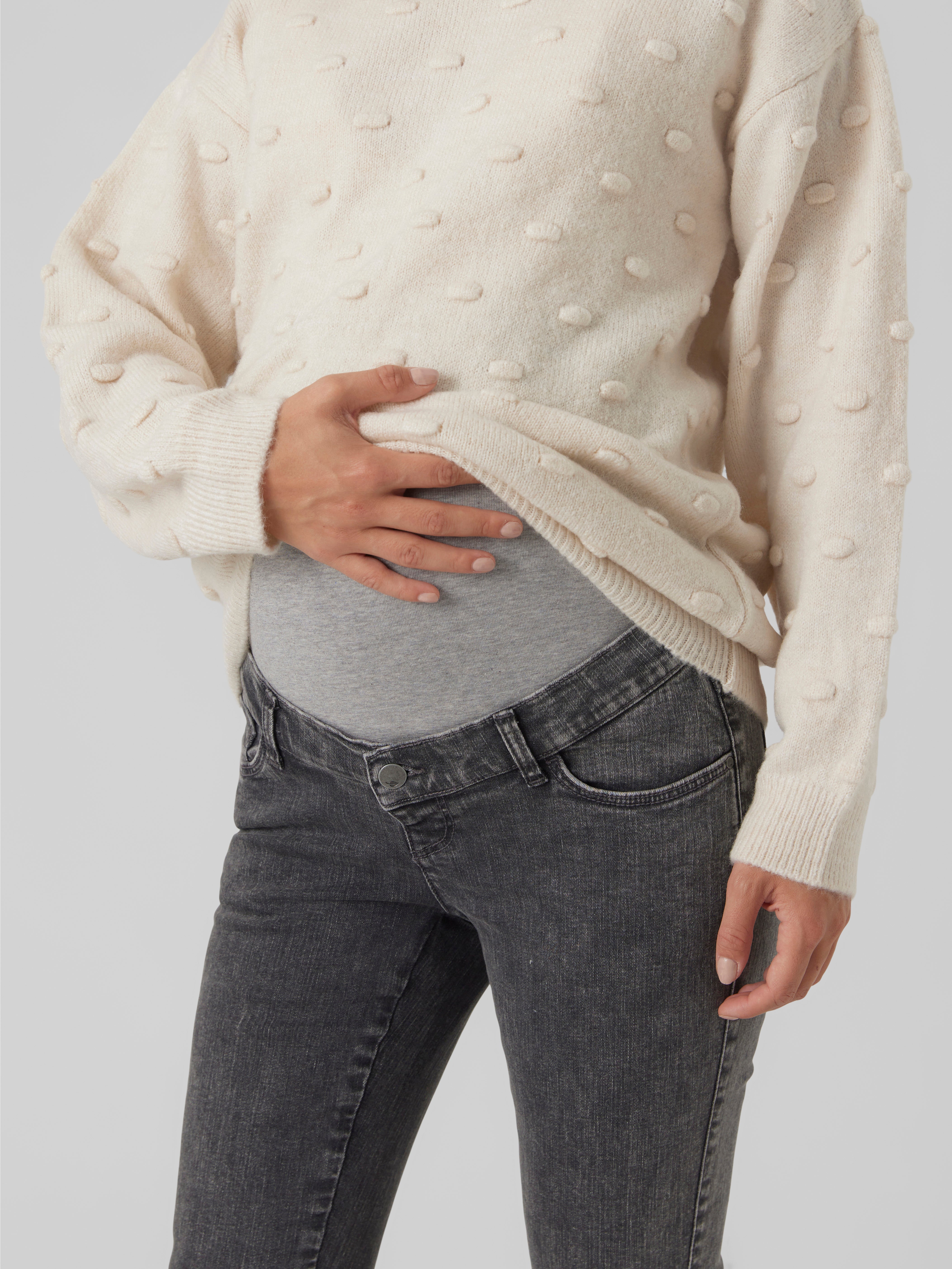 Slim fit Mid waist Onafgewerkte zoom Jeans
