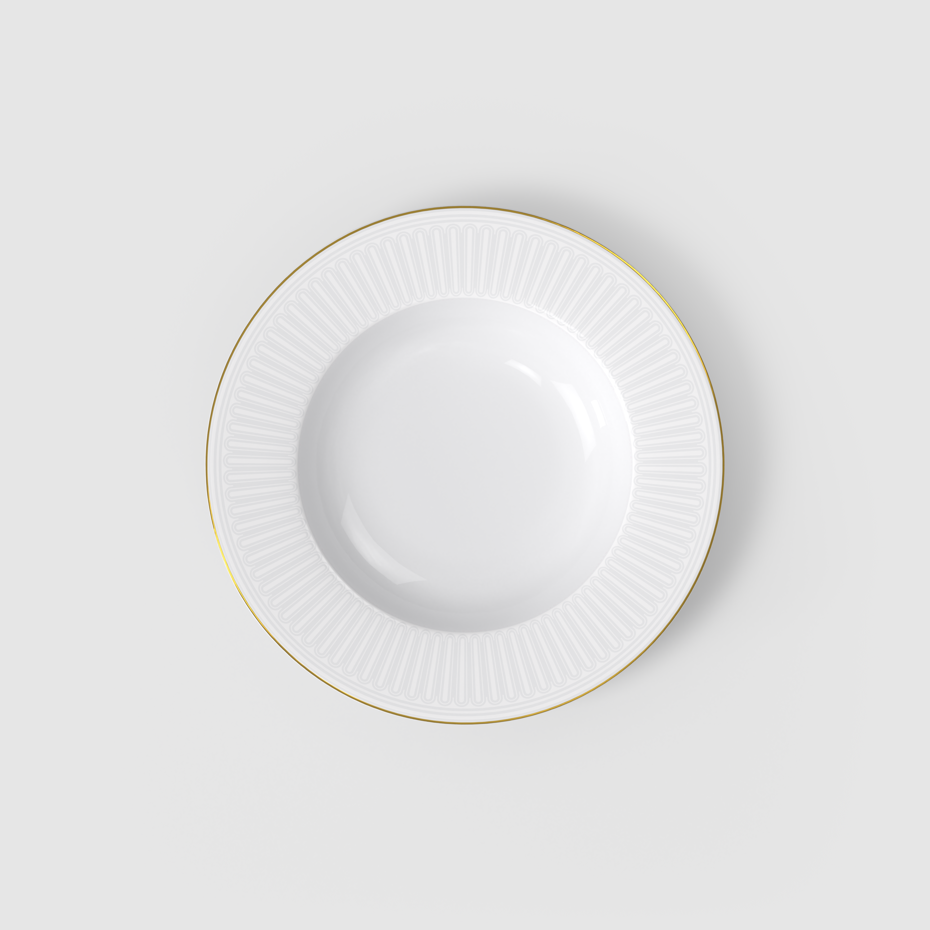 Chateau Septfontaines Soup bowl White, 9.8'', Premium Bone Porcelain