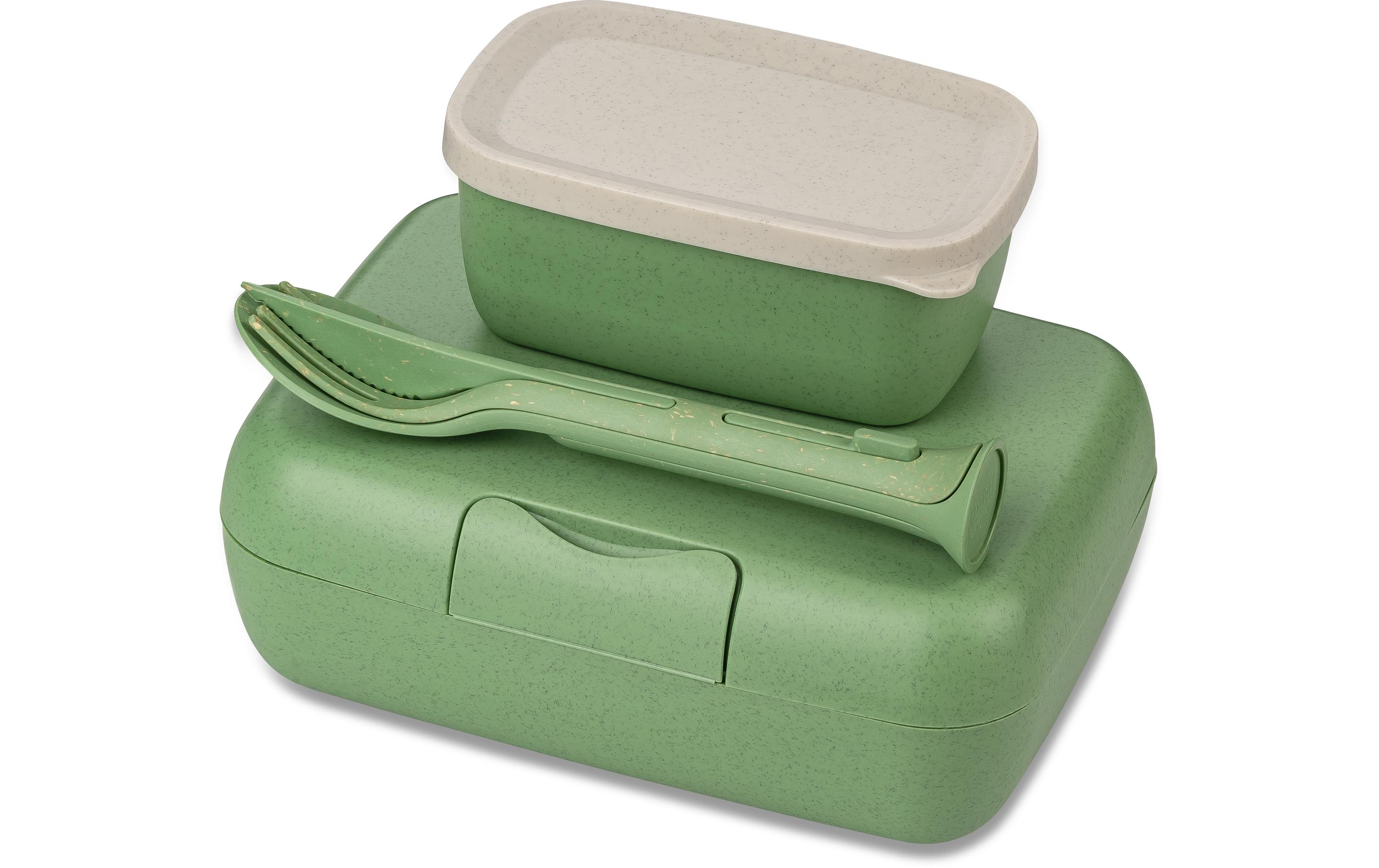 Lunchbox Candy Set 4-teilig, GrünLunchbox mit Besteck