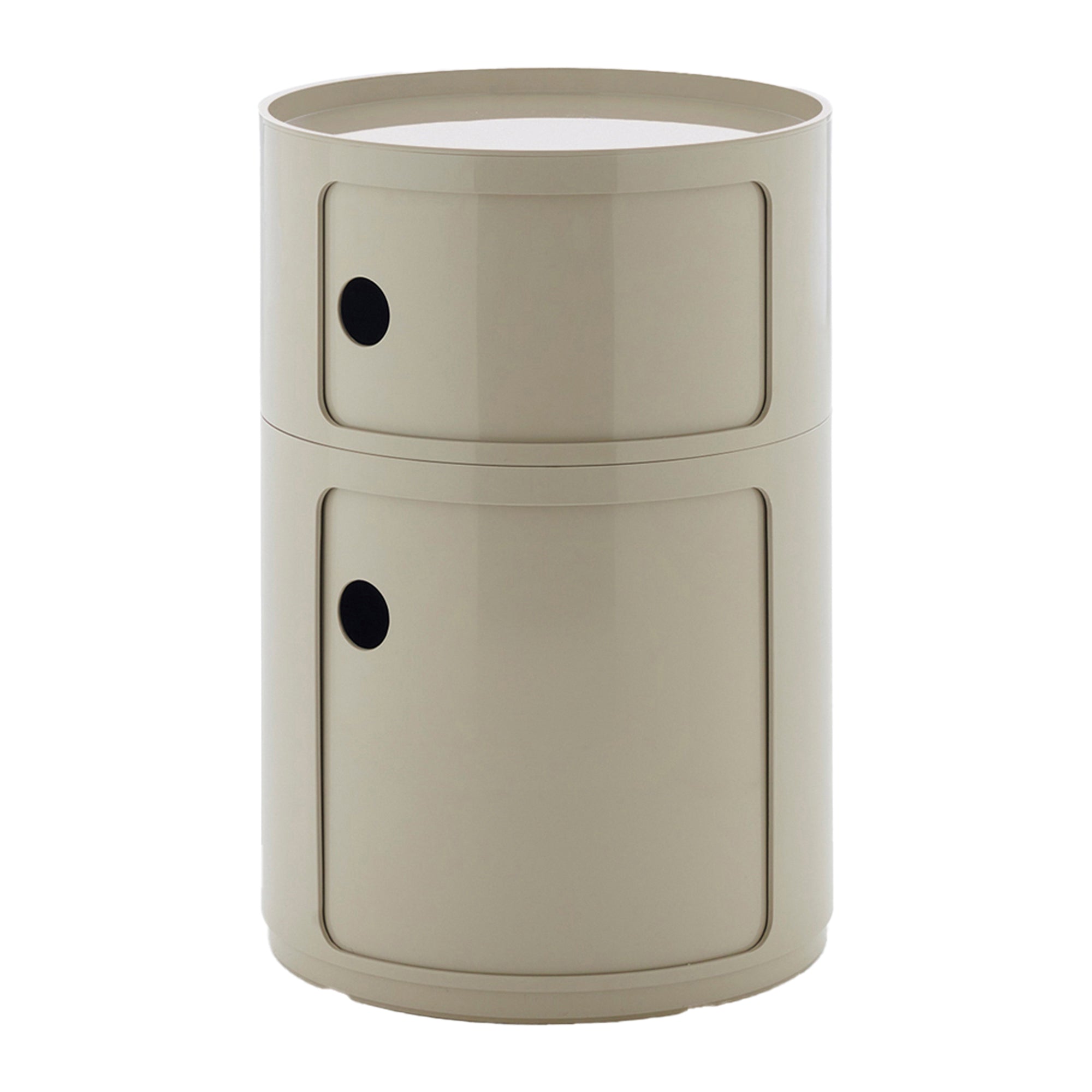Kartell Componibili Kast Ã 42 cm - 2 Modules - Duifgrijs