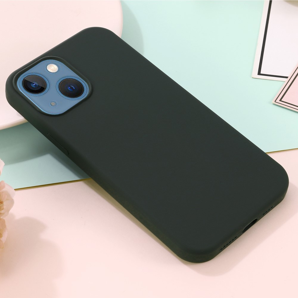 iPhone 13 MagSafe Silikon Case Hülle - Dunkelgrün