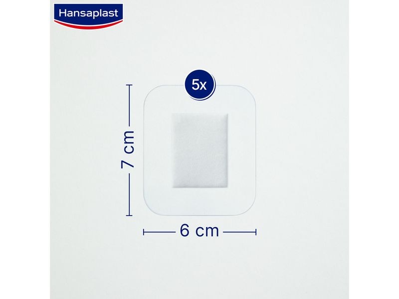 Hansaplast Wundpflaster Aqua Protect XL 5 Stück Sterile Wundpflaster