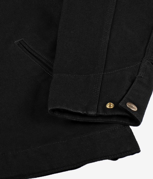 Carhartt WIP Detroit Organic Dearborn Jacke (black black rinsed)