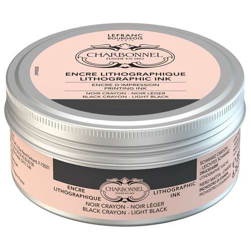 CHARBONNEL Lithografie Druckfarbe, schwarz