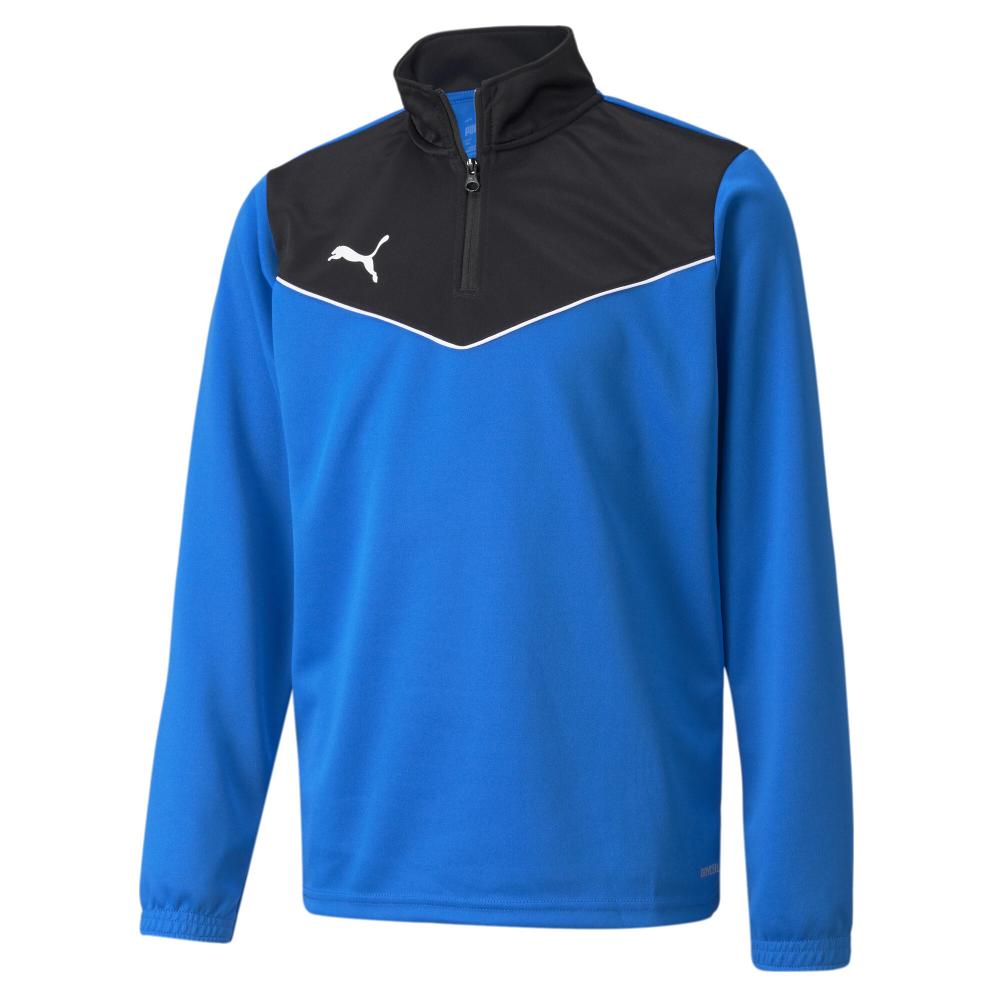Puma Sweat 1/4 de zip Noir/Bleu Garçon Puma Indrise