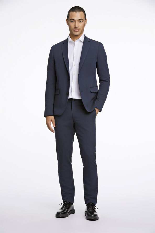 Lindbergh Fine twill stretch suit Blå