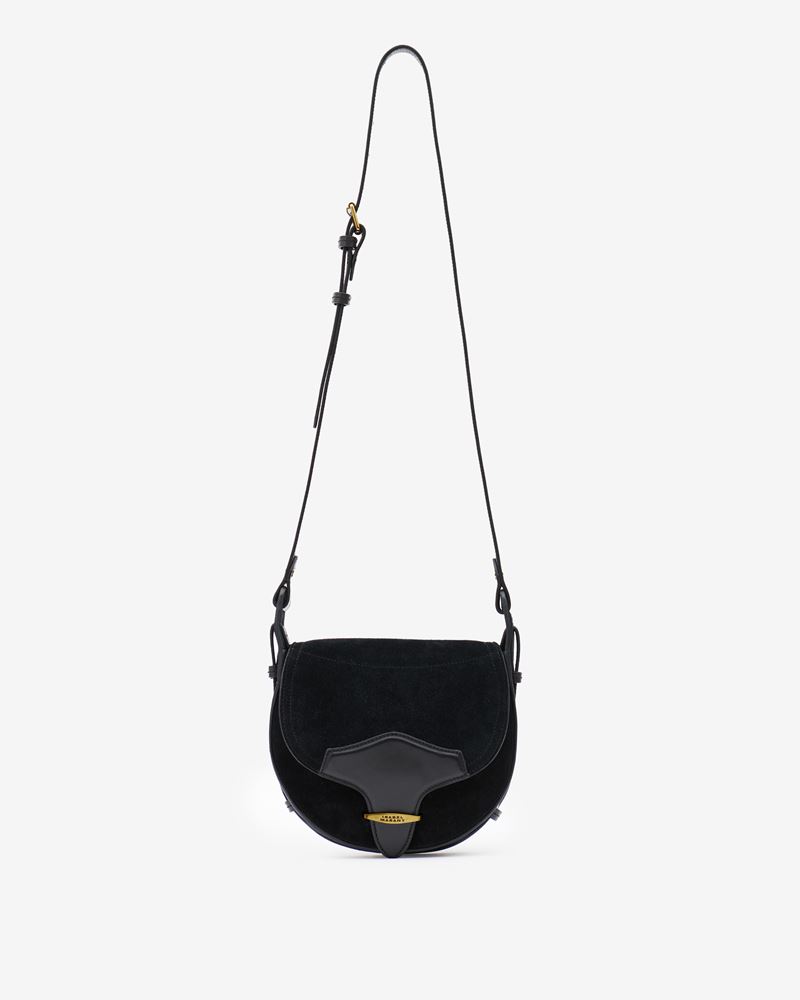 SAC EN BANDOULIÈRE EN CUIR VELOURS BOTSY