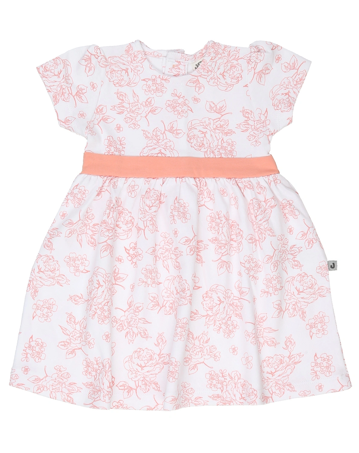 Kurzarm-Kleid CLASSIC GIRLS in weiß