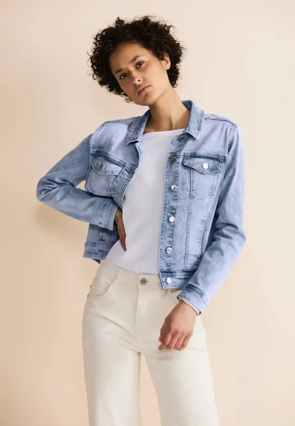 Moderne Jeansjacke - heavy bright bleach