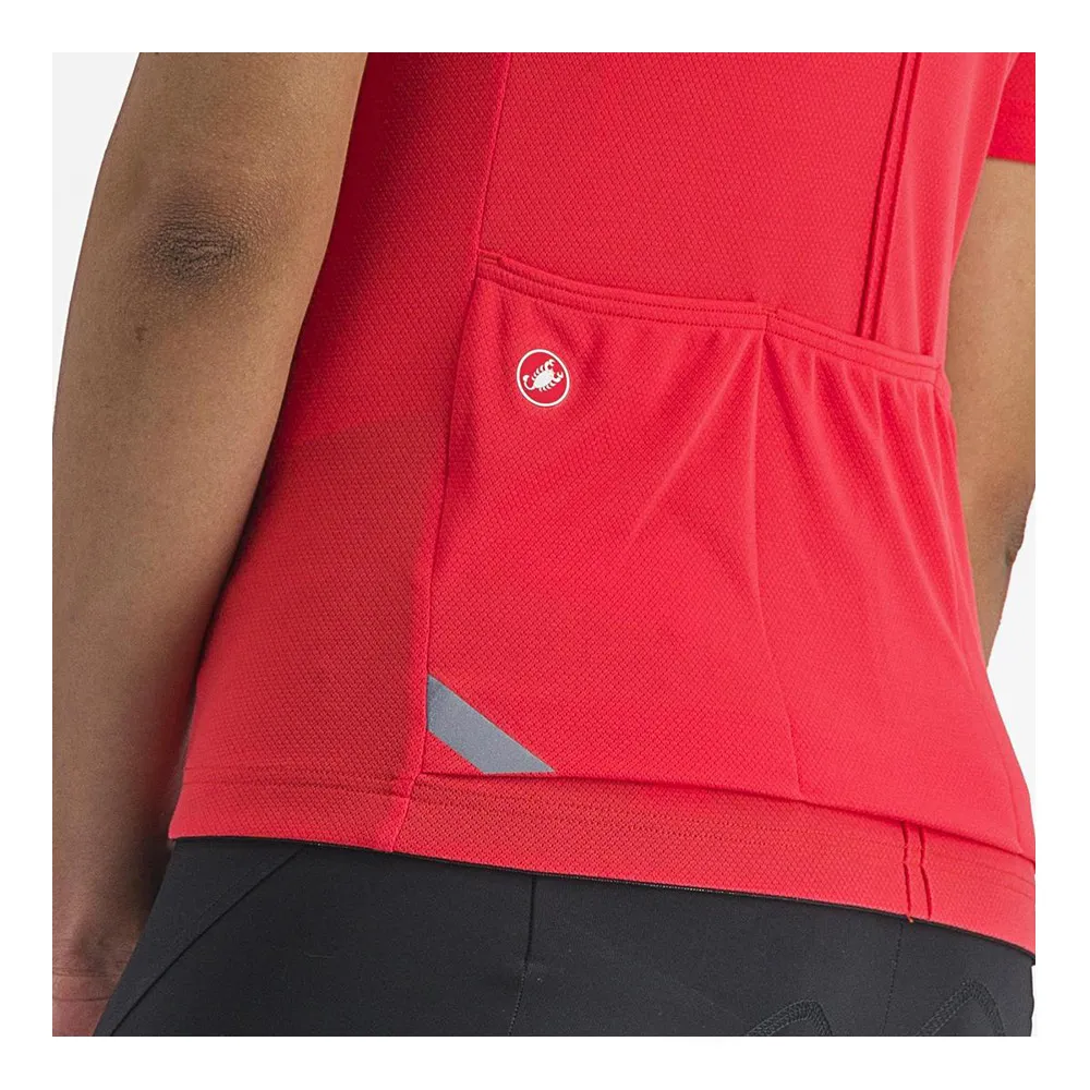 Castelli ANIMA 4 - Maillot Femme rouge