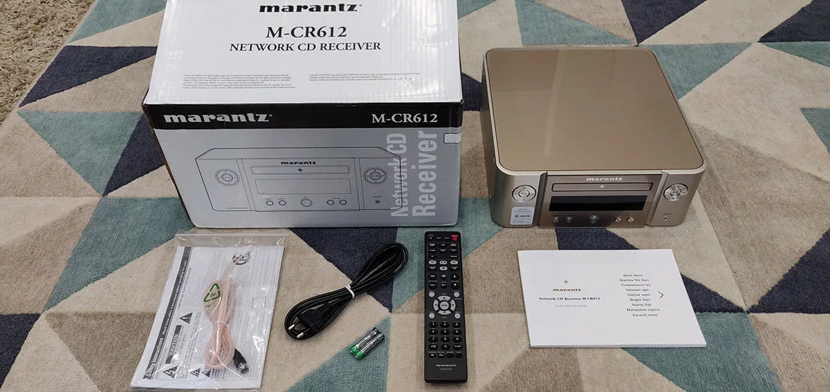 Marantz Melody X M-CR612 Silver Gold Amplis hi-fi stéréo