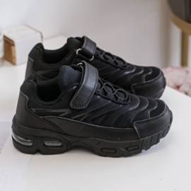 Faded boys sneakers - zwart