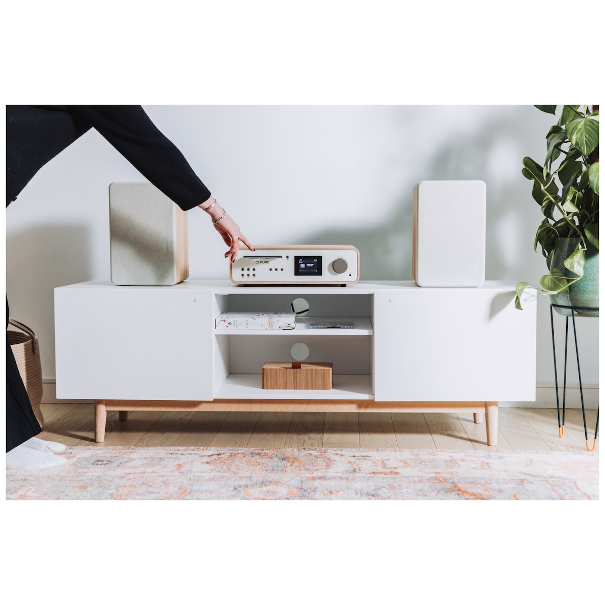 Pure Classic Stereo micro Hi-Fi system (bomull)