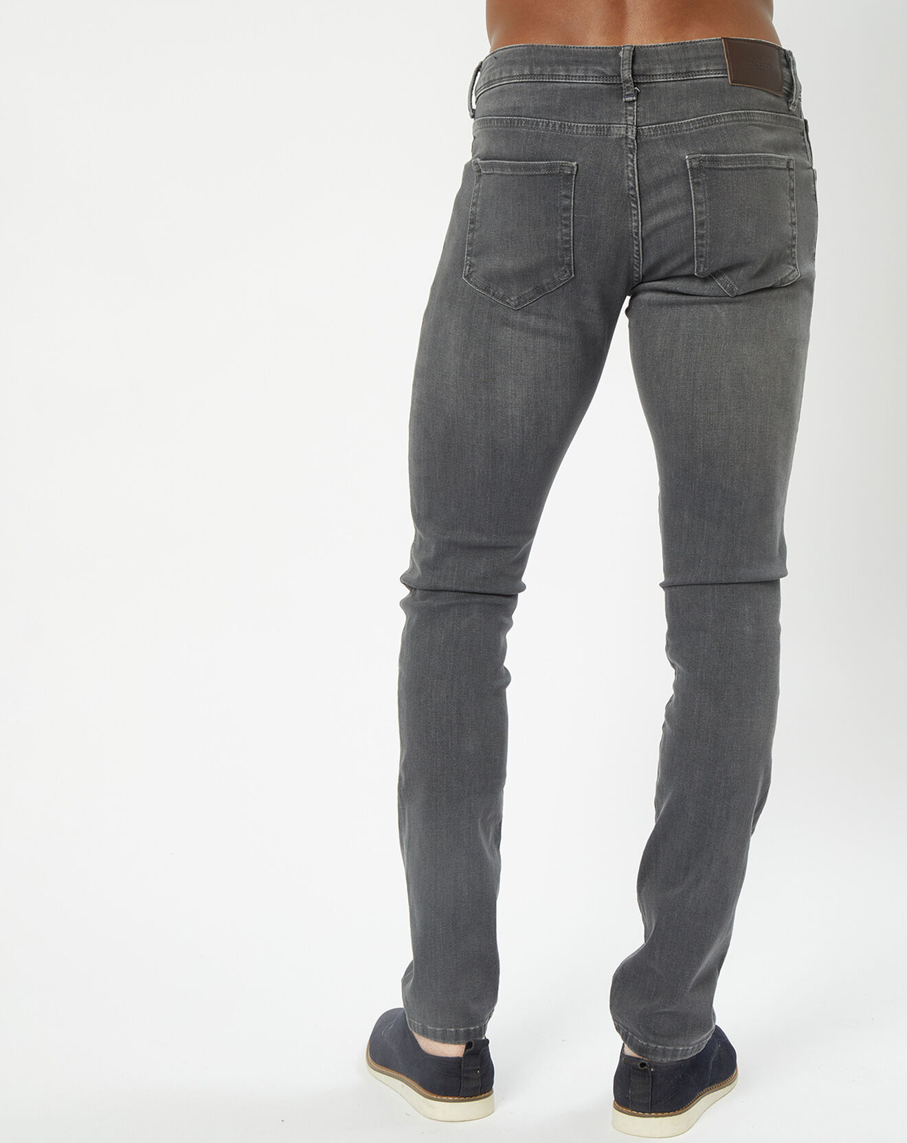 Hackett London Jean Slim Fit Power Flex gris moyen