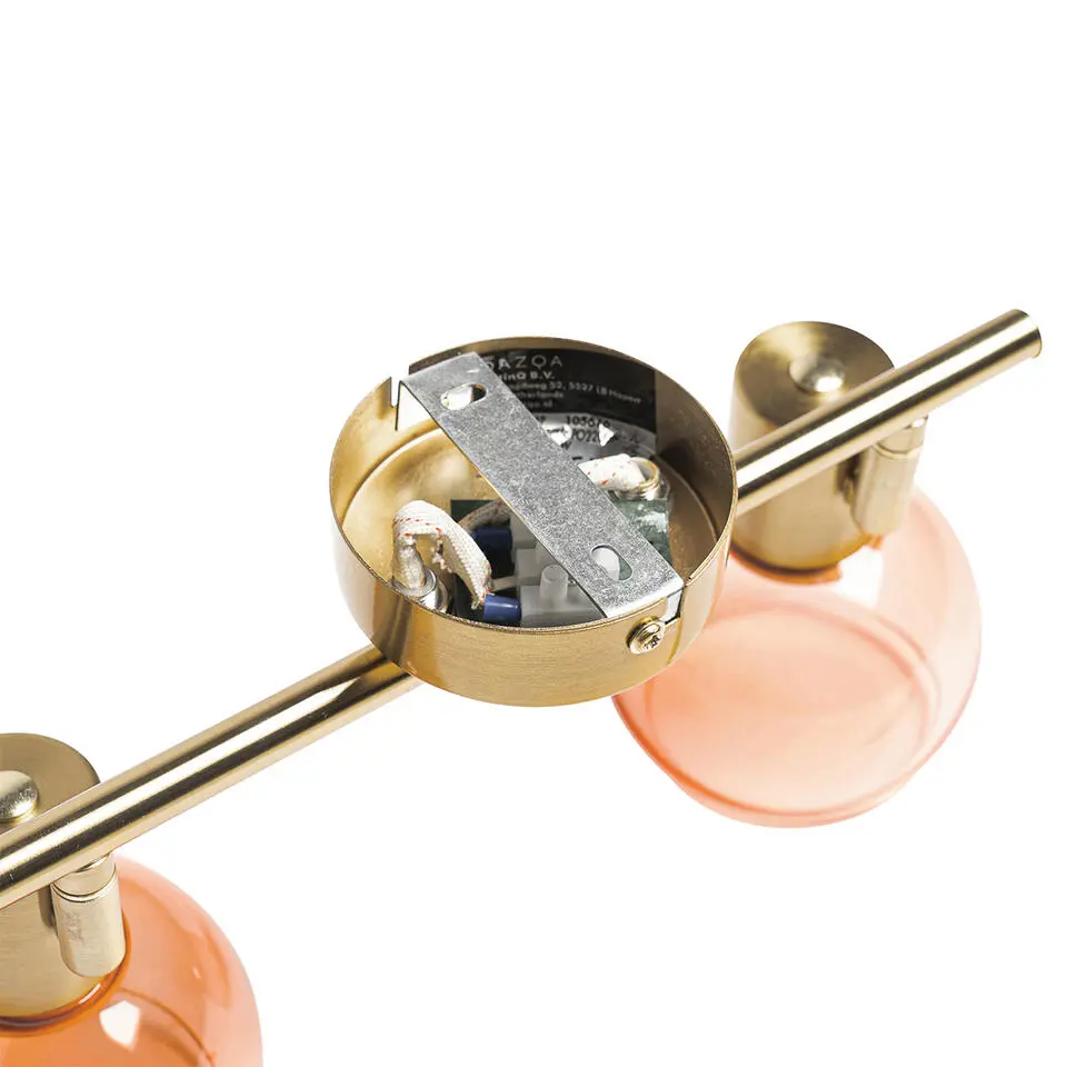 Qazqa opbouwspots vidro roze e14