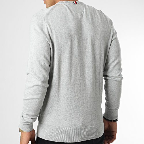 Pull Pima Organic Cotton Cashmere 8046 Gris Chiné