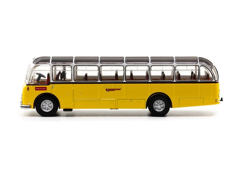 ACE Bus C40U Haifisch PTT 3-Pässe-Fahrt 1:87 Detailgetreuer Miniaturbus im kompakten Format