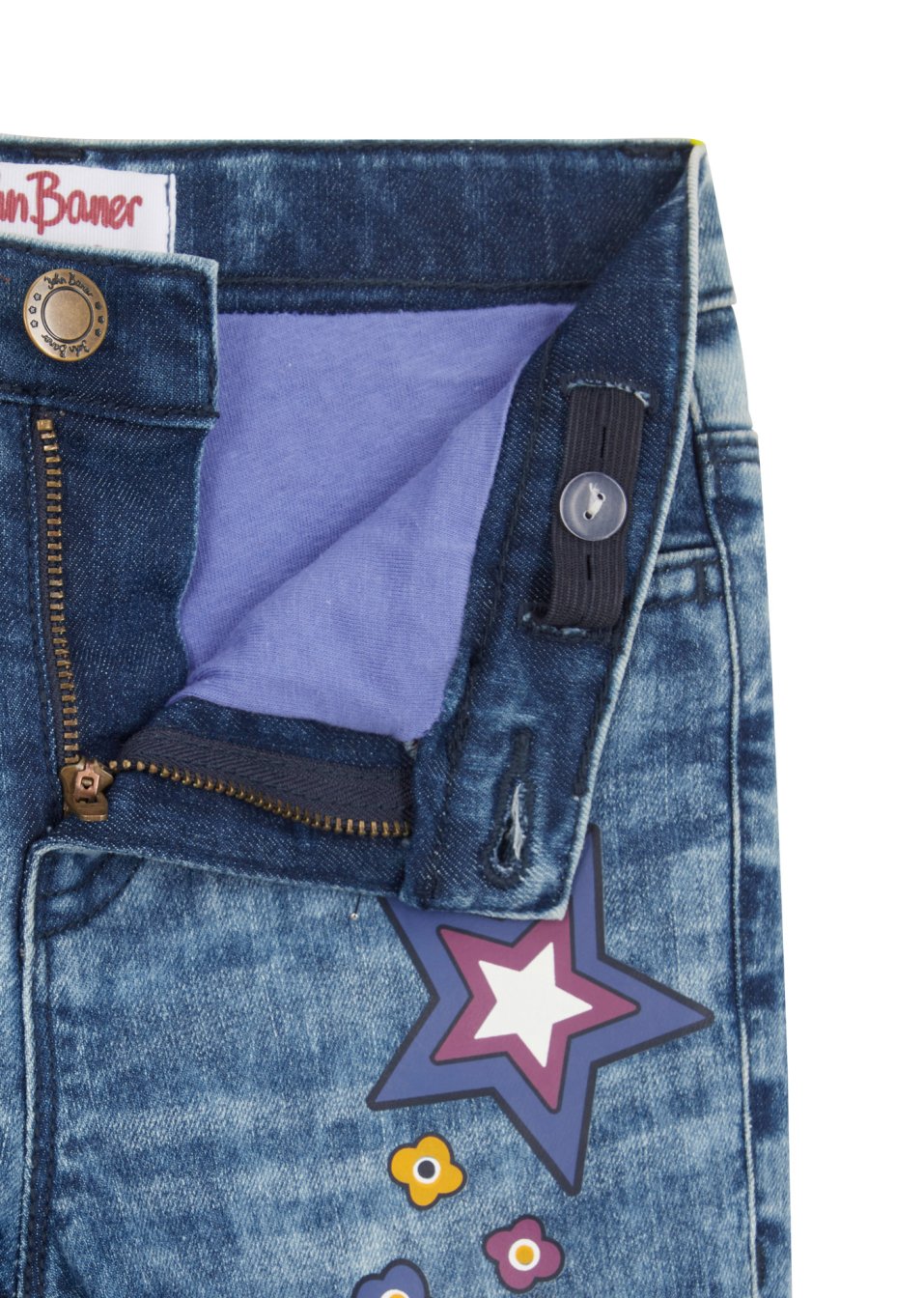Jean thermo fille avec doublure jersey
