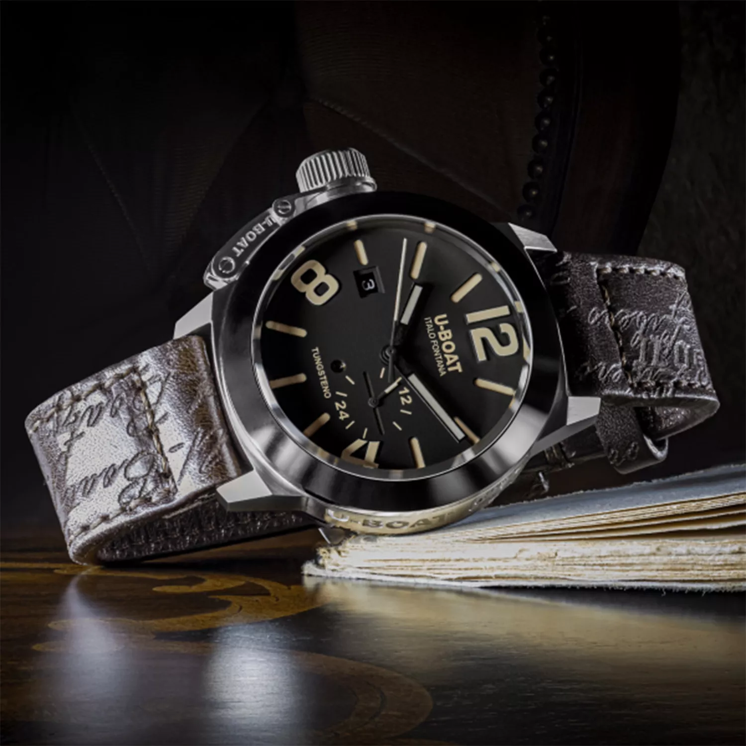 U-BOAT Classic-42-Tungsteno-Black U8893