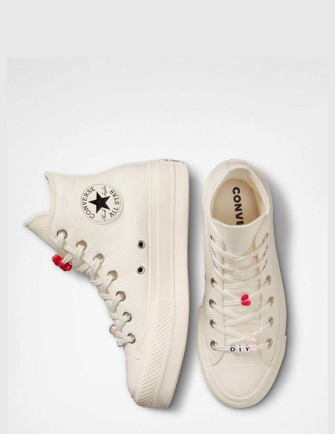 converse Sneakers compensées Femme ctas lift hi blanc