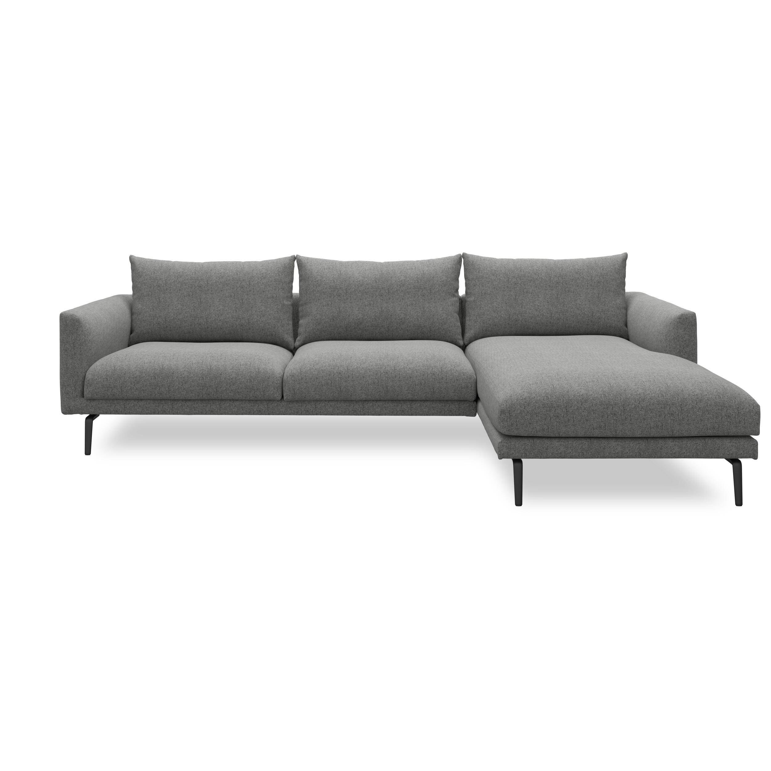 Hallsberg højrevendt sofa med chaiselong
