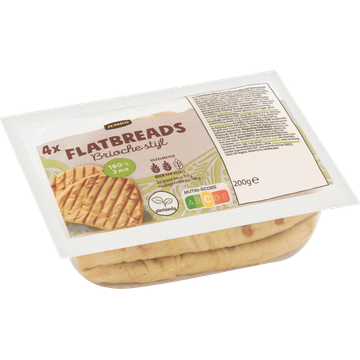 Jumbo Flatbreads Brioche Stijl 4 Stuks