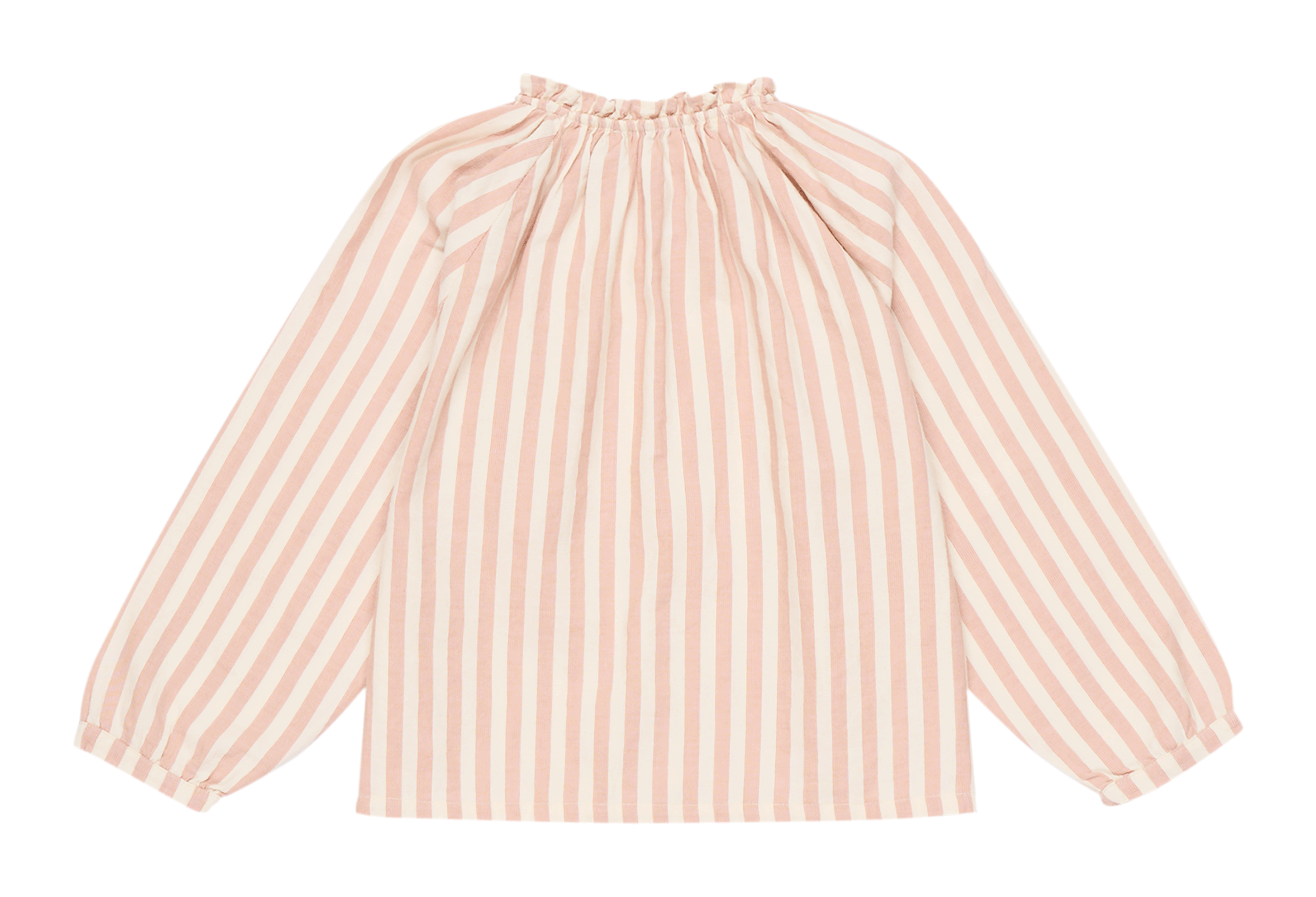 AMBRA - Top à rayures en coton mélangé | Rose