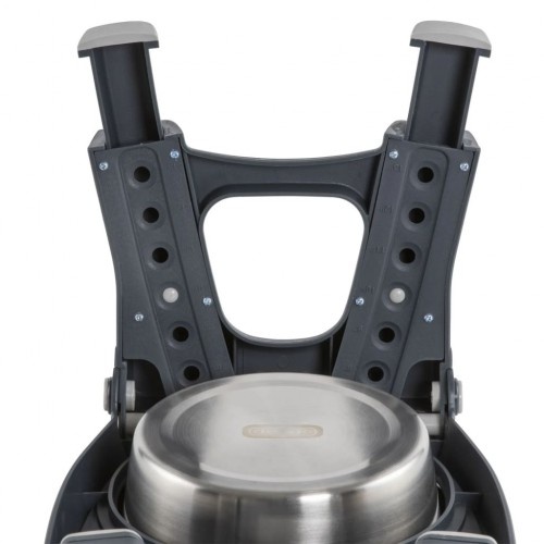 Comedouro elevado para cães Dexas cinza
