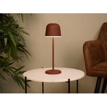 Eglo USB oplaadbare buitenlamp Mannera 2.2W kastanjebruin