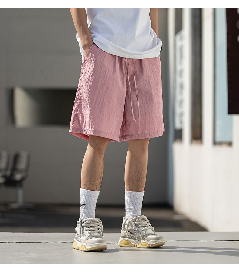 Really Point - Mid Rise Letters Geborduurde Wijde Broek
