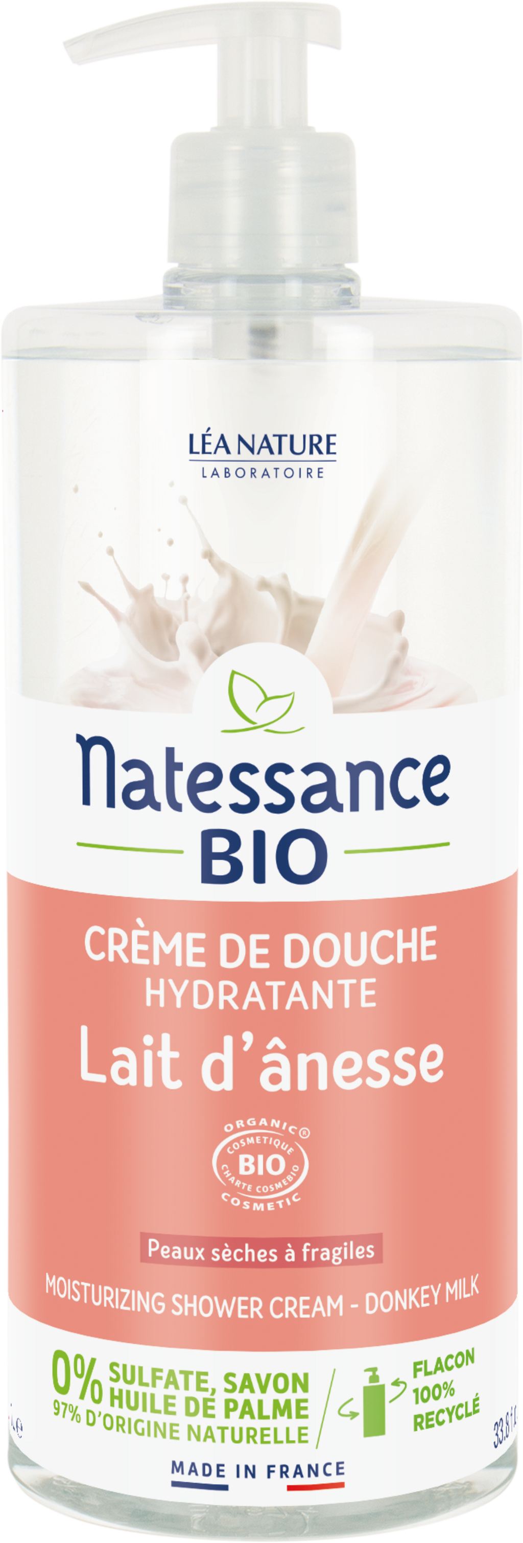 Natessance  Cremedusche Eselsmilch, 1 l