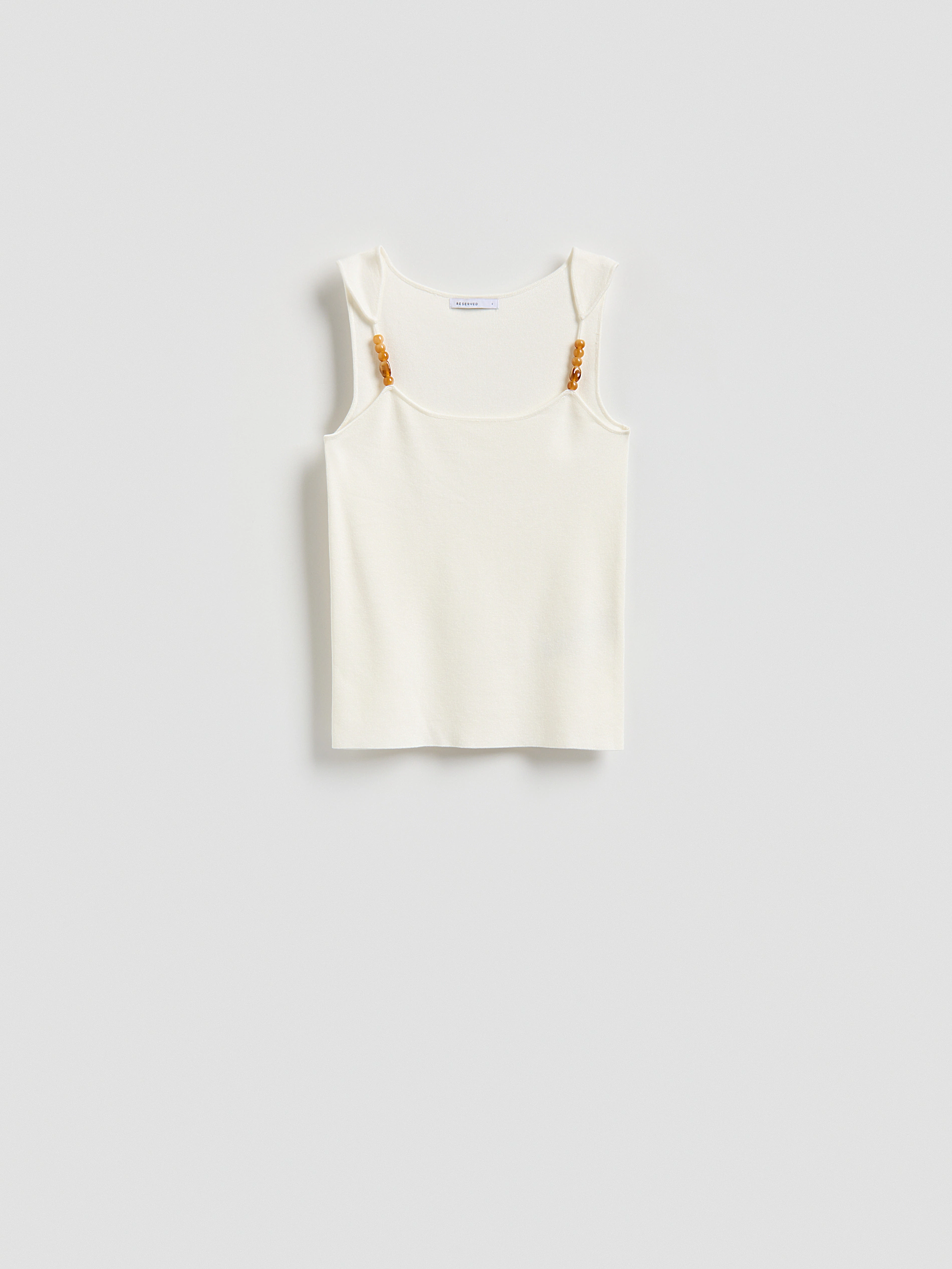 Perlenbesticktes Top