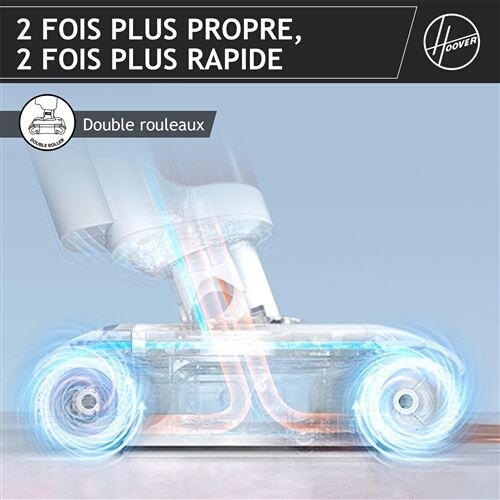 Aspirateur laveur Hoover ASPIRATEUR LAVEUR SEC ET HUMIDE AVEC DOUBLE ROULEAUX