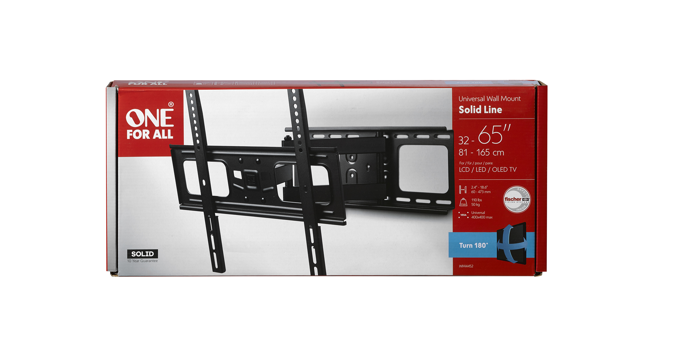 One For All Solid Turn 180° TV Beugel - 13 tot 65 inch