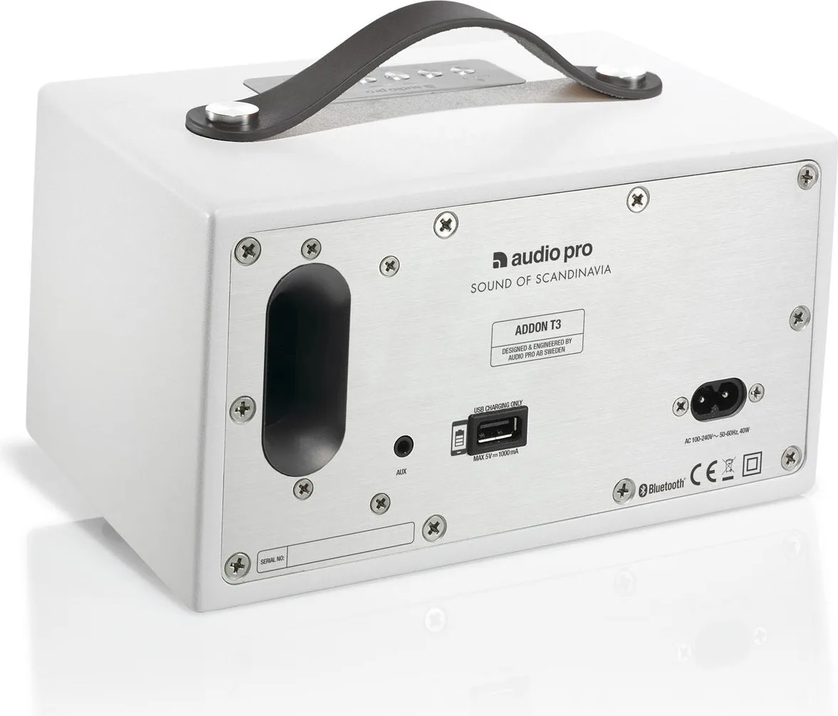 Audio Pro Addon T3  Blanc Enceintes Bluetooth portables