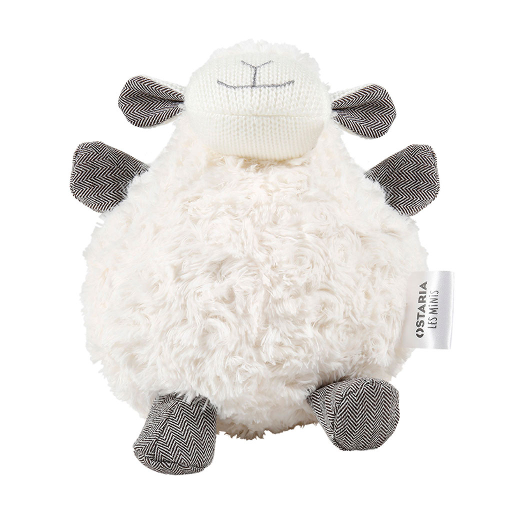 Peluche mouton blanc enfant 20x21.5x17cm