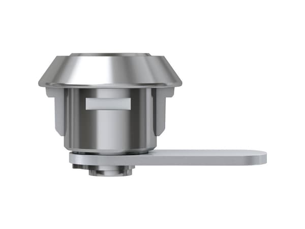 BASI HS 321 KA, Mailbox lock, Kromfarget, Galvanisert metall