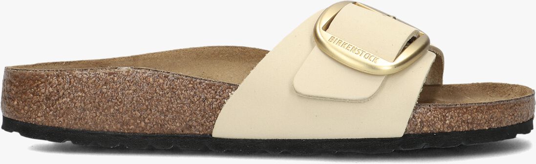 witte birkenstock slippers madrid big buckle dames