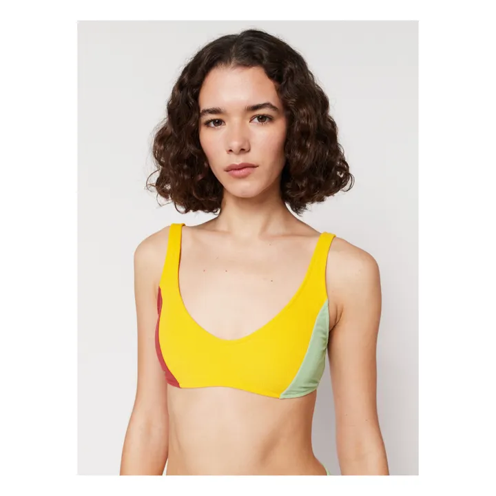 Bobo Choses Haut de Maillot Eponge Color Block - Collection Femme  | Jaune