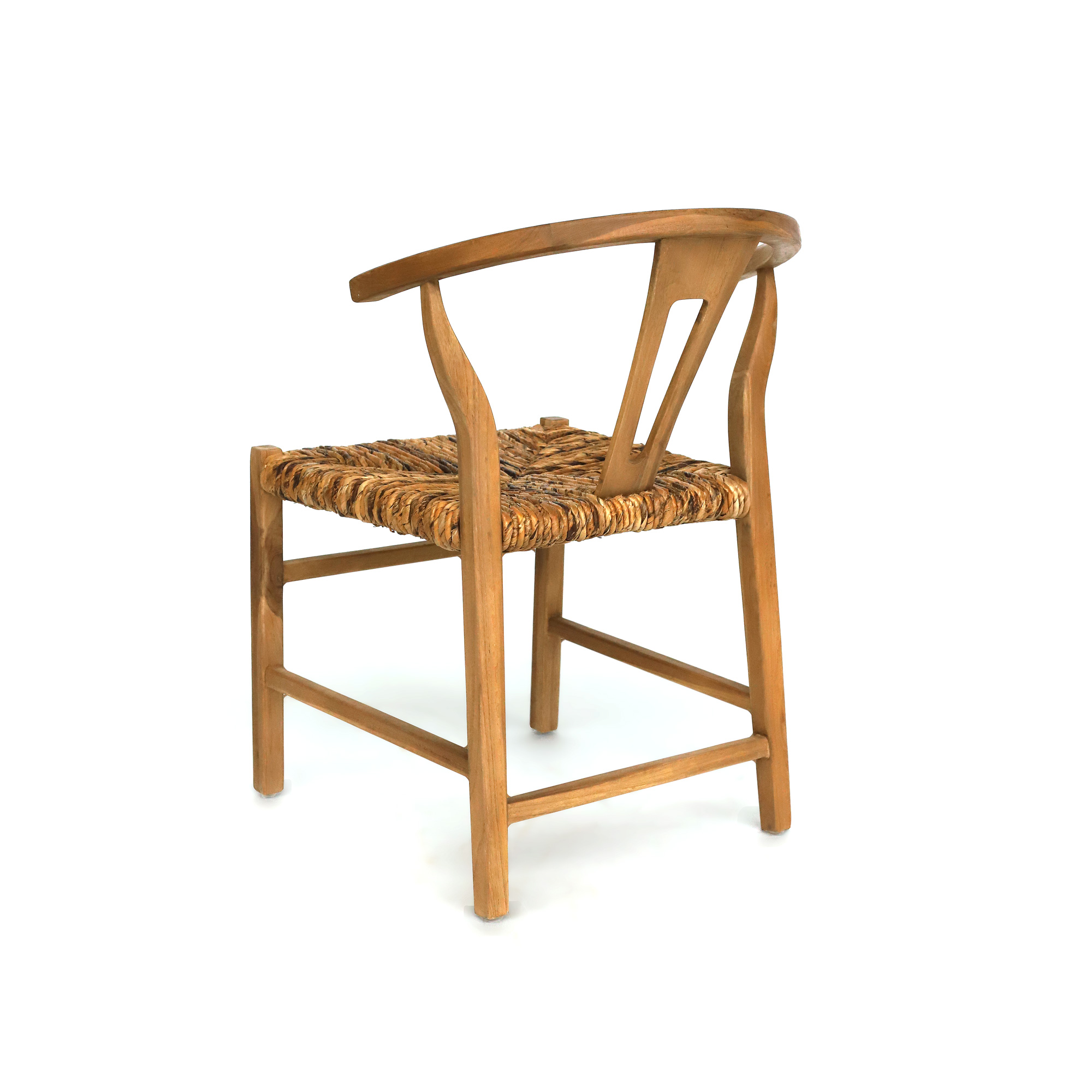 Stuhl 'Denstraat' aus Teak, natur, B 56 cm , H 78 cm, L 60 cm von fischer's lagerhaus