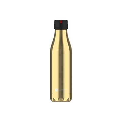 Les Artistes Paris - Gourde Bouteille isotherme 500 ml - cristal or - acier inoxydable