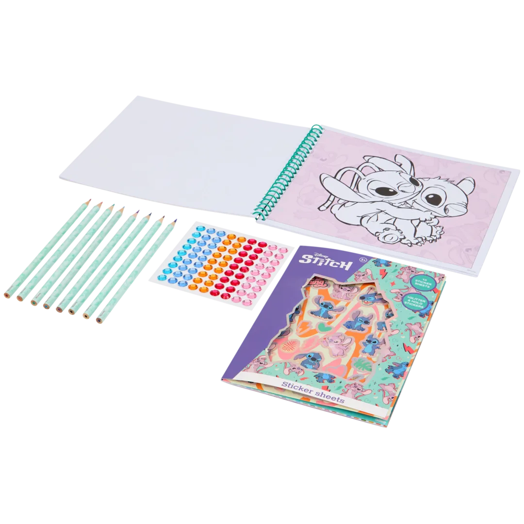 Kleur- en stickerset 20-delig | diverse varianten