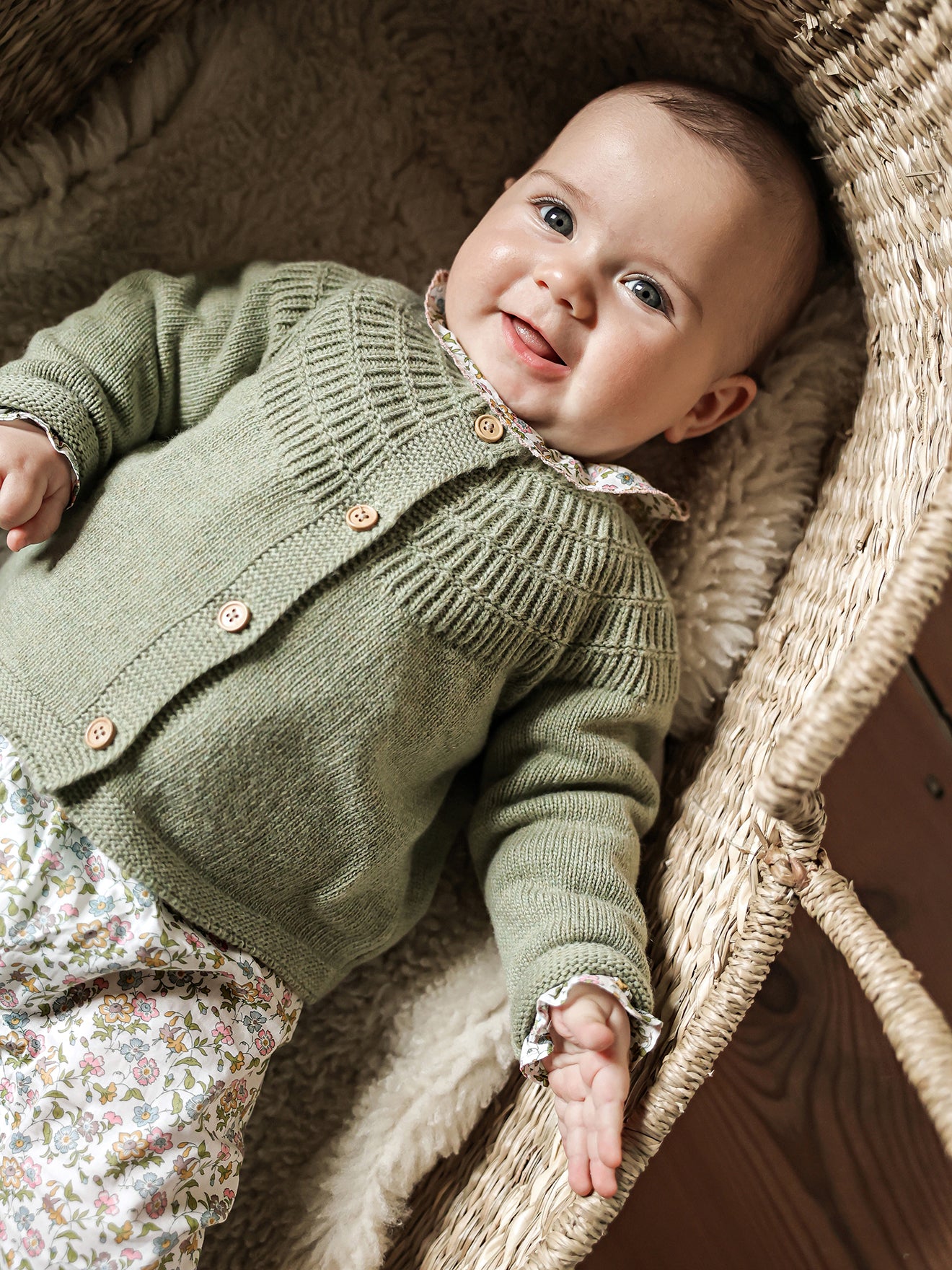Cardigan bébé en laine