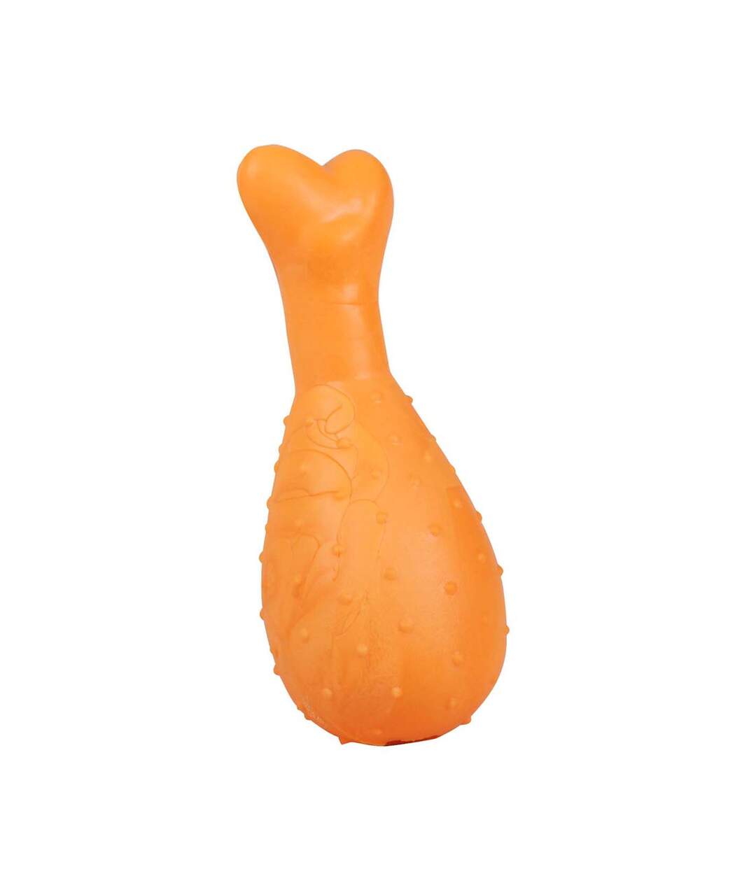 Jouet pour chien - Poulet en caoutchouc - Orange
